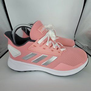 ADIDAS DURAMO 9K Girl's Running Shoes Pink and White FW5781 US Size 5